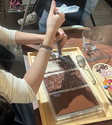 traveler attending bean to bar in belgium